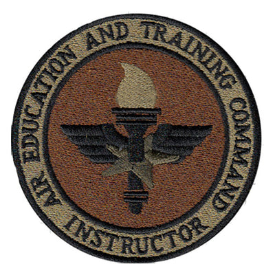 AETC Instructor Spice Brown OCP Patch - 2 Pack